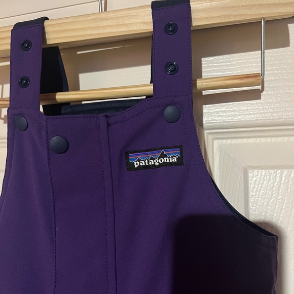 Patagonia Baby Snow Pile Bib Overalls 2T H2No Waterproof Insulated Purple NWOT - Picture 4 of 9